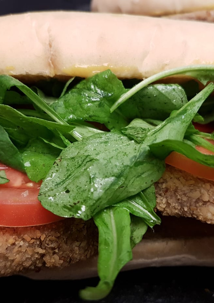 Una foto de Milanesas de seitán