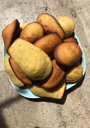 Une photo de Madeleines moelleuses