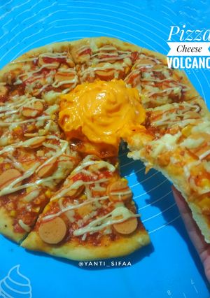 Foto resep Pizza Cheese Volcano No ulen