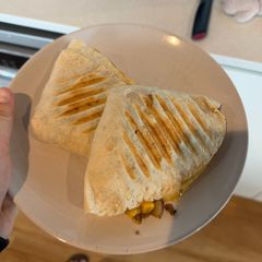 Cheesy Beef Quesadilla A picture of Cheesy Beef Quesadilla.