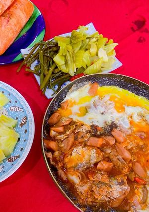 Hình của món Bánh mì chảo.