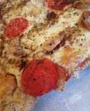 Pizza con masa de avena 🤩