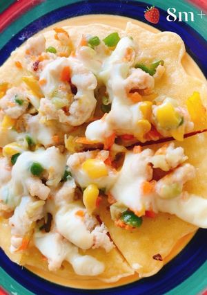 Hình của món Pizza em bé - ăn dặm cùng con.