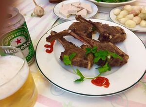 Hình của món Sườn cừu từ nước Úc.