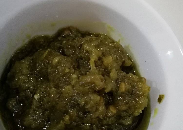 Easiest Way to Prepare Perfect Sambal Ijo ala Padang