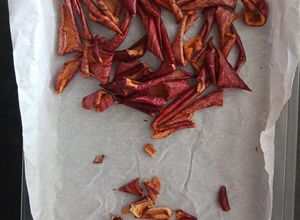 Una foto de Tisana de manzana deshidratada al sol☀🍎