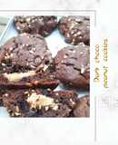 Dark Choco Peanut Cookies