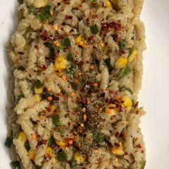 A picture of White Sauce Pasta.