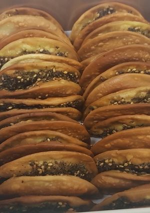 صورة لوصفة كراكرز الزعتر