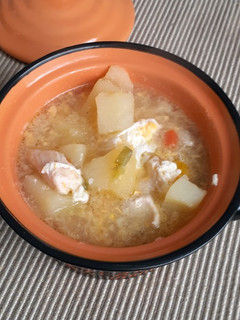 Una foto de Sopa de pollo