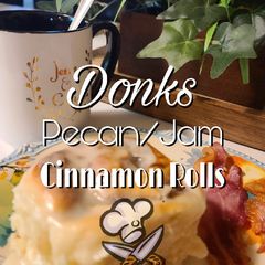 Pecan/Jam Cinnamon Rolls A picture of Pecan/Jam Cinnamon Rolls.