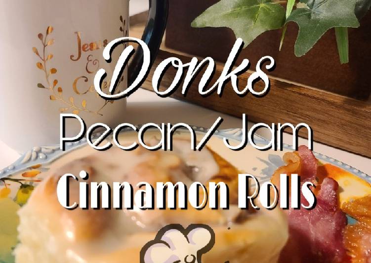 Pecan/Jam Cinnamon Rolls