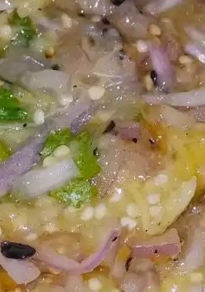 A picture of Baigan Ka bharta.