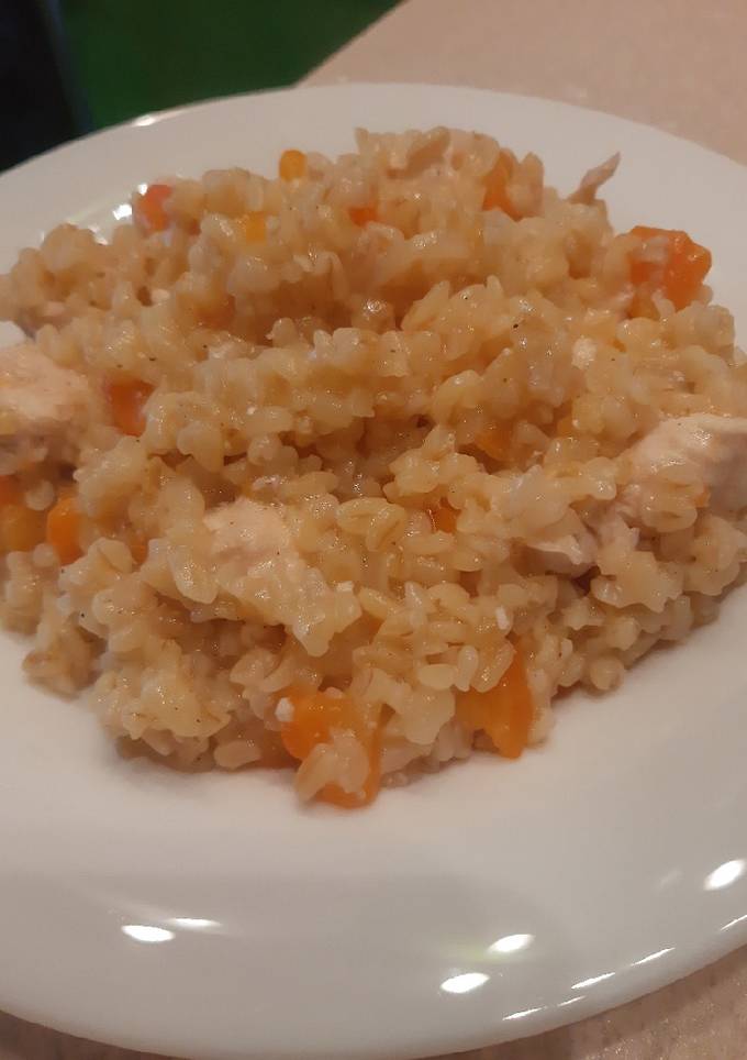 Плов з куркою (з булгуру)