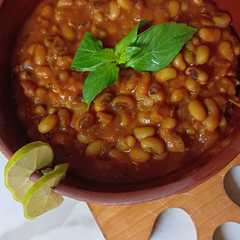 خوراک لوبیا چشم‌بلبلی-レシピのメイン写真
