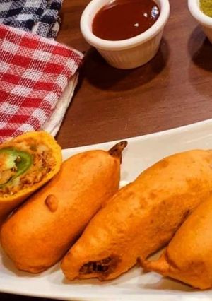 राजस्थानी मिर्ची बड़ा (rajasthani mirchi vada recipe in Hindi) रेसिपी मुख्य फोटो