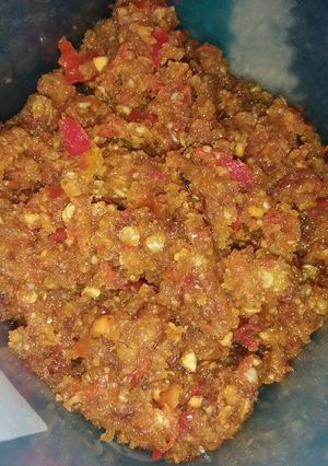 Foto resep Sambal gepuk pak gembus