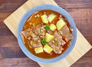 Lebbencsleves recept fotója