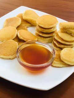 صورة لوصفة ميني بان كيك 🥞 mini pancakes