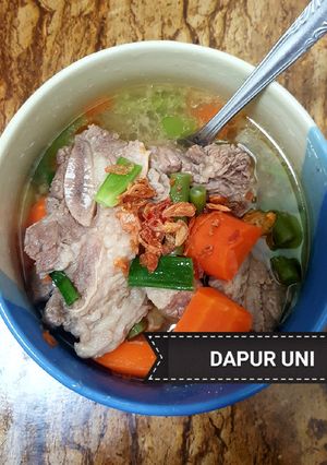 Foto resep Sop iga rempah #keto #debm friendly