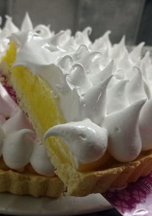 Una foto de Lemon Pie sin gluten