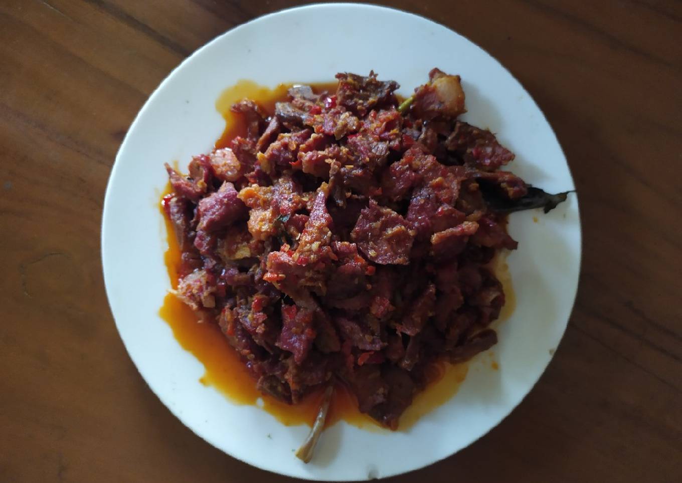 Sei Sapi Sambal Rica Pedas Khas Manado