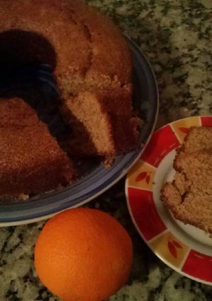 Una foto de Torta de naranja (vegana)