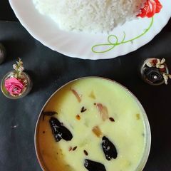 A picture of Cucumber Majjige Huli (Buttermilk Curry).