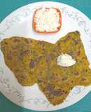 Bajri - Methi Thepla With White Butter