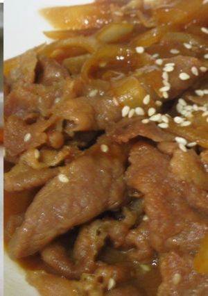 薑汁汽水變身薑燒豬肉 的食譜成品照片