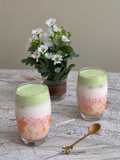 Creamy Matcha with Mango Pudding