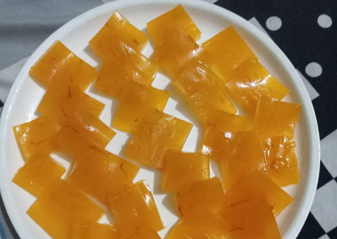 Kids favourite Mango custard burfi