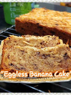 Foto resep Eggless banana cake