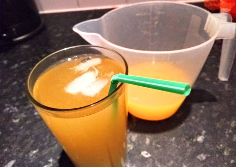 Recipe of Any-night-of-the-week Home made orange juice