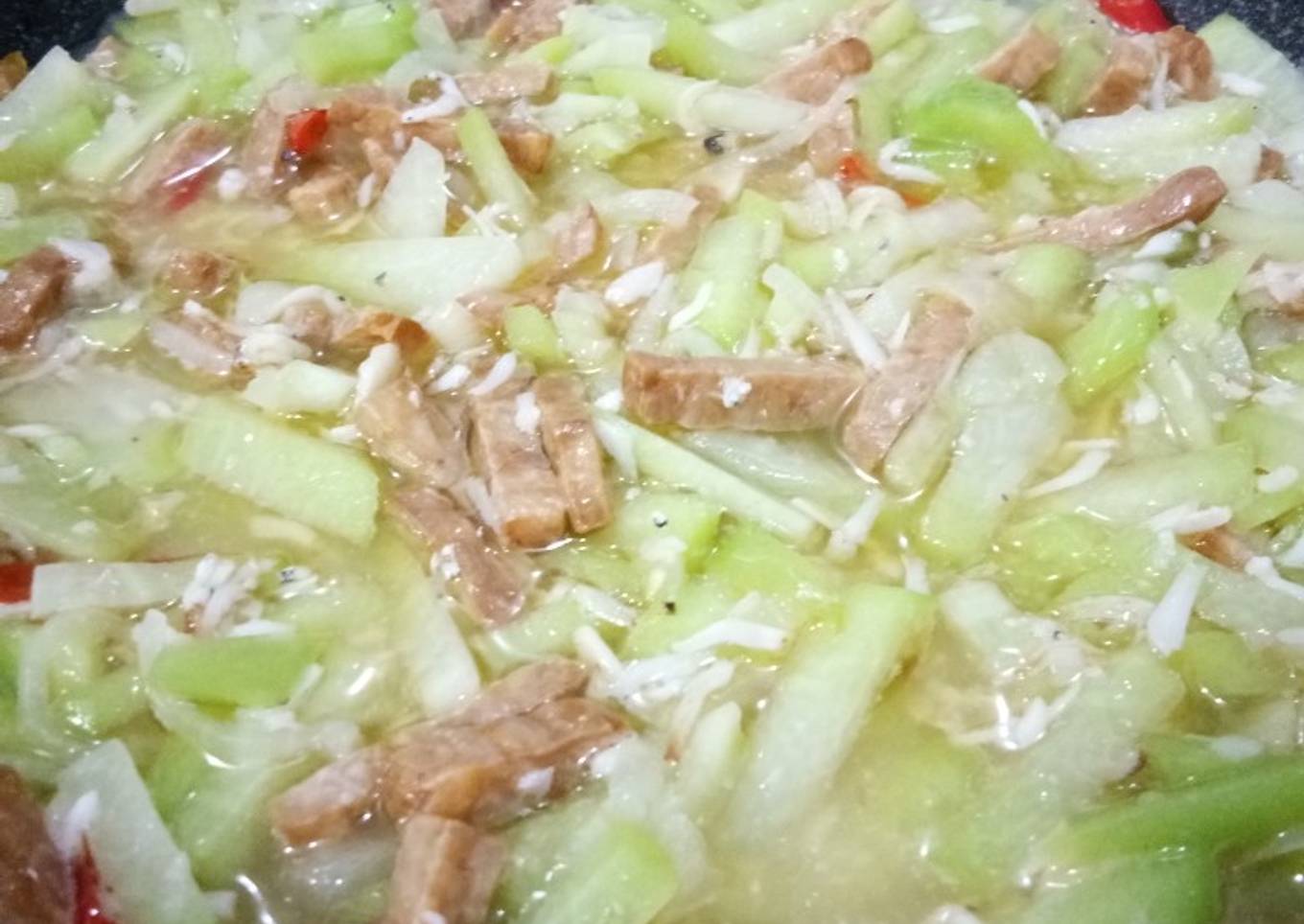 Tumis Labu Teri Tempe