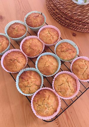 Foto resep Banana, Carrot, Apple Muffins