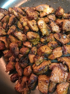 Una foto de Carne de puerco en trozos