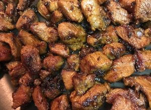Una foto de Carne de puerco en trozos