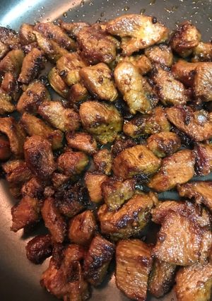 Una foto de Carne de puerco en trozos