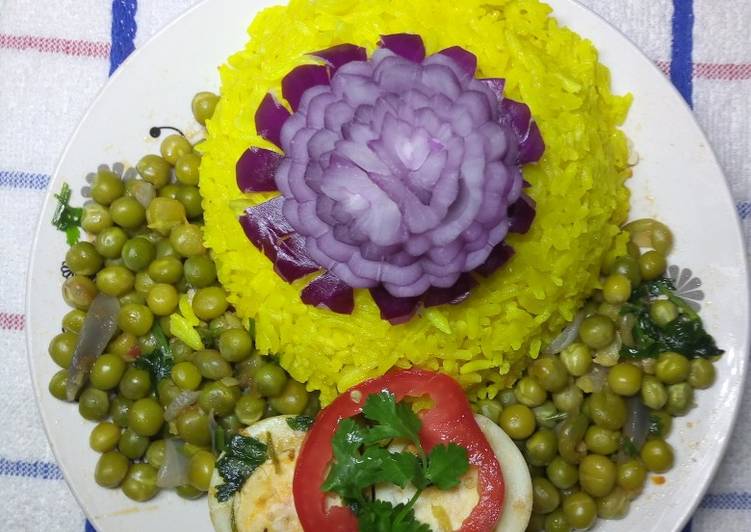 How to Make Award-winning Tumeric rice with egg curry