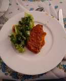 Bife de chorizo al horno con costra de tomates secos
