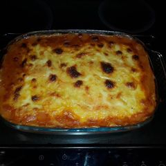 A picture of "no pasta" lasagne.