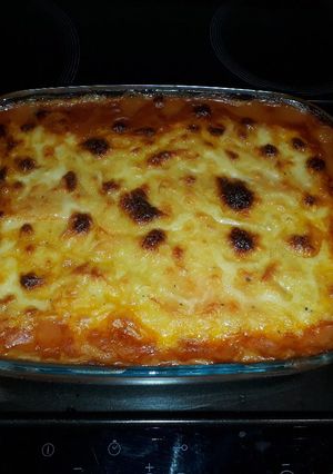A picture of "no pasta" lasagne.
