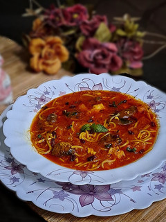 عکسی از دستور سوپ قارچ تایلندی