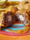 Albóndigas rellenas de queso