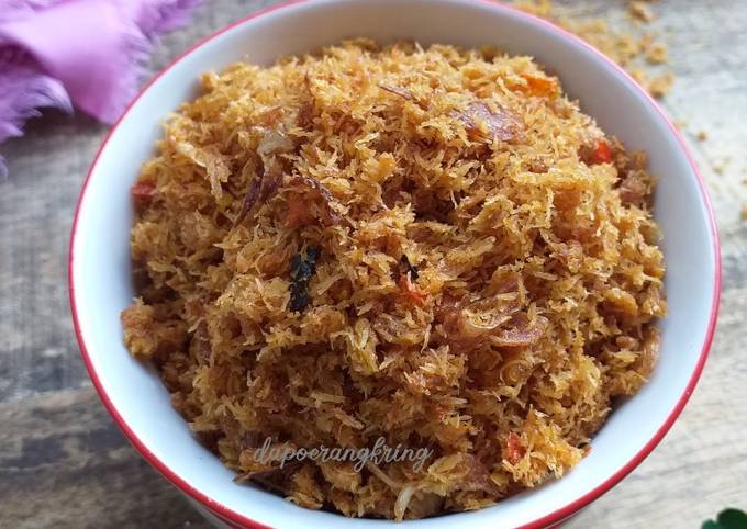 Cara Membuat 45.Serundeng kelapa serbaguna Enak Dan Mudah