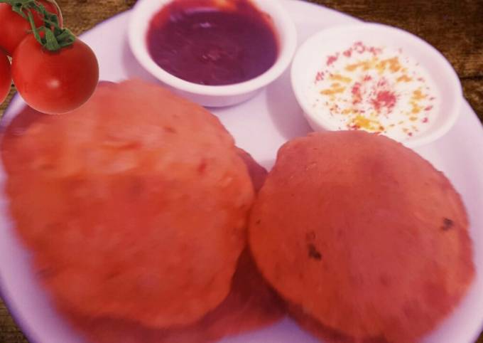 Tomato poori recipe / Tamatar ki puri