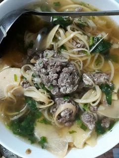Hình của món Canh cua đồng nấu măng.