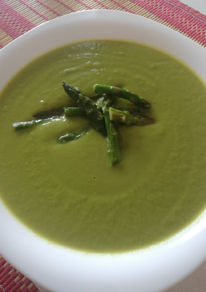 Una foto de Crema de guisantes