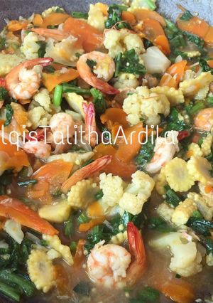 Foto resep Capcay Cah Udang